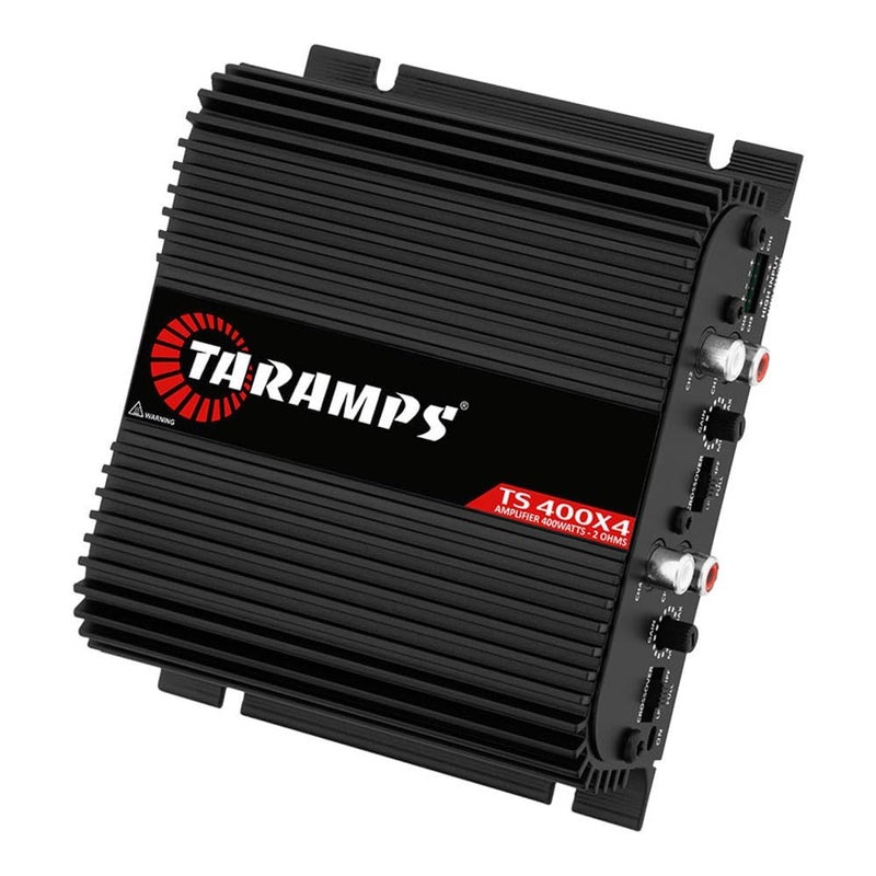 Taramp's مضخم صوت السيارة الأسود TS 400x4 - 400 واط RMS 4 قنوات فئة D، 2 أوم، إدخال مستوى عالٍ، RCA - Image 3